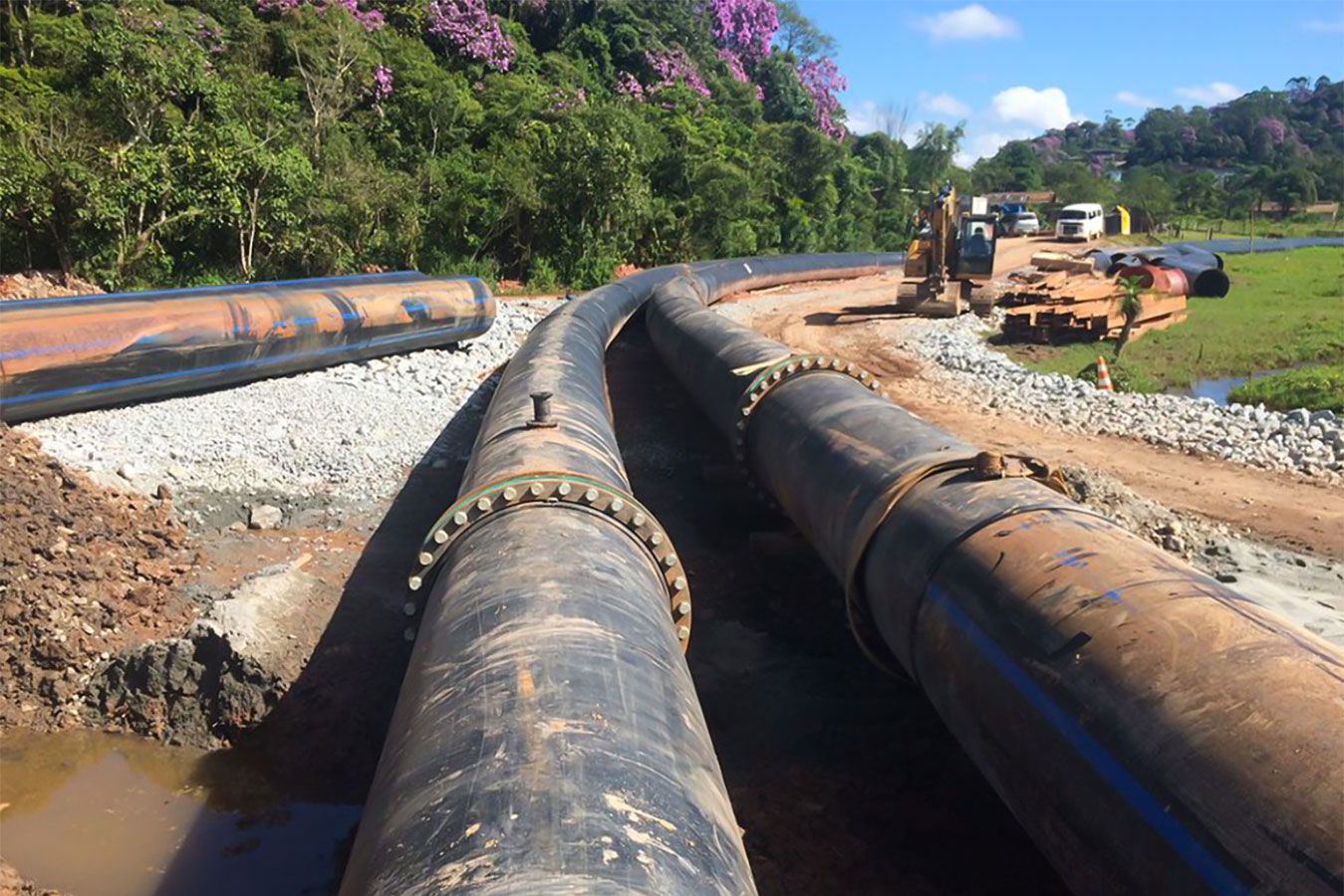 Gerenciamento e fiscalização de obras de Sistemas de Abastecimento de Água e Sistemas de Esgotamento Sanitário